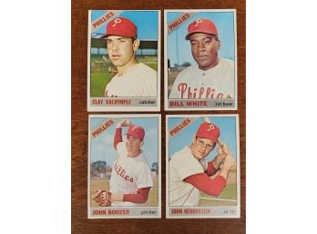 1966 Topps Philadelphia Phillies  Baseball Cards Lot 5