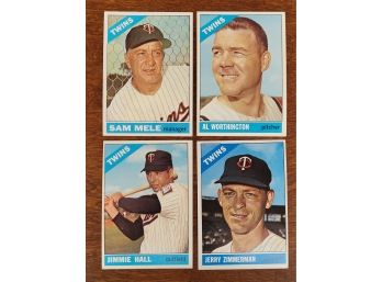 1966 Topps Minnesota Twins  Baseball Cards Lot 4