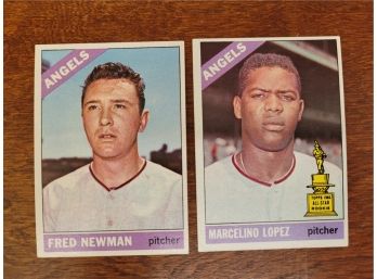 1966 Topps California Angels  Baseball Cards Lot 1