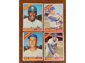 1966 Topps L.a Dodgers Baseball Cards Lot 1