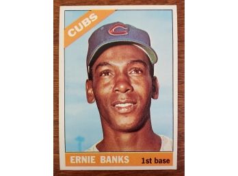 1966 Topps #110 Ernie Banks Baseball Card