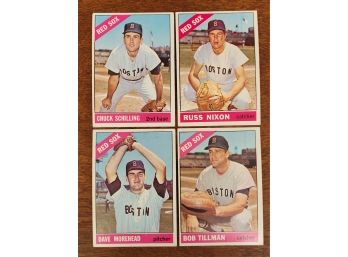 1966 Topps Boston Red Sox  Baseball Cards Lot 3