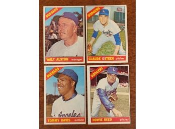 1966 Topps L.a Dodgers Baseball Cards Lot 4