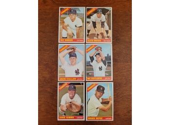 1966 Topps New York Yankees Baseball Cards Lot 1