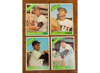 1966 Topps  San Francisco Giants Baseball Cards Lot 2