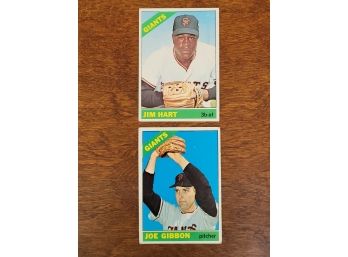 1966 Topps San Francisco Giants Baseball Cards Lot 1