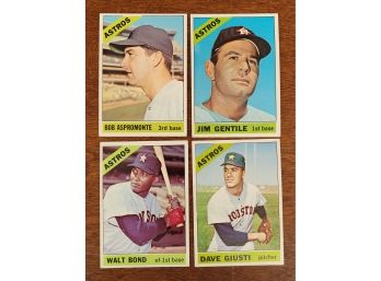 1966 Topps Houston Astros  Baseball Cards Lot 3