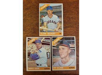 1966 Topps Chicago Cubs Baseball Cards Lot 3