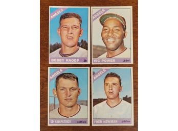 1966 Topps California Angels  Baseball Cards Lot 2