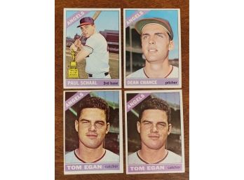 1966 Topps California Angels  Baseball Cards Lot 5