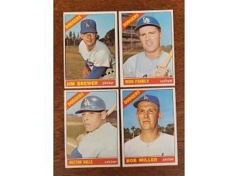 1966 Topps L.a Dodgers Baseball Cards Lot 6