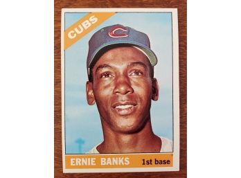 1966 Topps #110 Ernie Banks Baseball Card