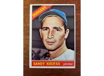 1966 Topps #100 Sandy Koufax Baseball Card- Don't Miss Out