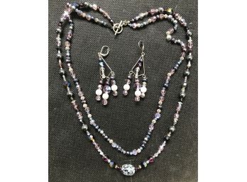 Custom Made Earrings & Necklace