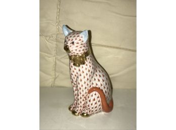 Herend Hand Painted Cat