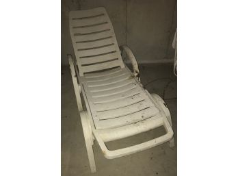 Plastic Chaise- Outdoor