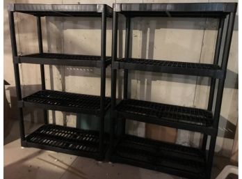 Black Plastic Shelves