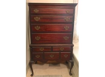 Antique Highboy Chest Of Drawers