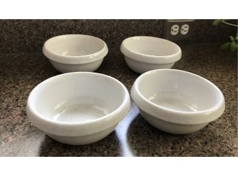 Four Bennington Vermont Pottery Bowls