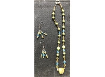 Custom Made Earrings & Necklace