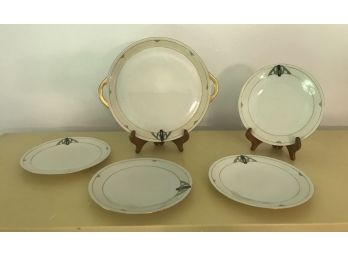 Bavaria 'Favorite' 10' Platter & Four  7' Plates