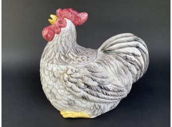 A Crowing Rooster Cookie Jar, Cook's Club