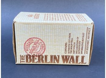 An Historic Artifact Cut From The Berlin Wall