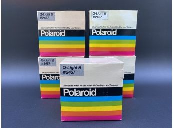 Five Polaroid Flash Units, Q-Light B 2457 NOS