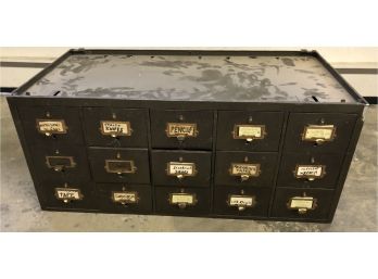 Fifteen Drawer Industrial Cabinet Section