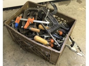Large Crate Of C Clamps