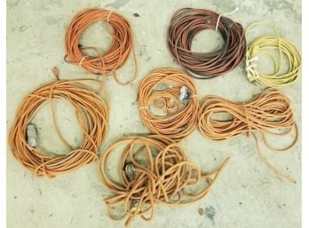 Lot Of Electrical Cords- Seven