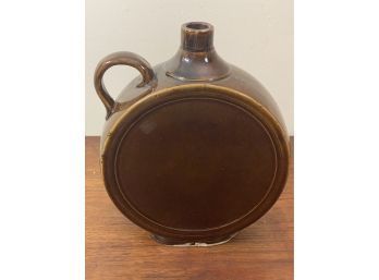 Rare Antique Drum-style Whiskey Jug