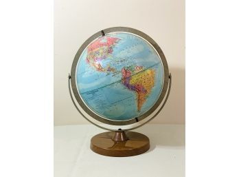 Vintage MCM Stero Relief Desk Globe