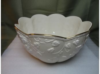 LARGE LENOX SERVING SALAD BOWL IVY COTTAGE