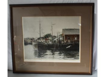 Richard Doyle Fishermans Wharf Signed Numbered Print