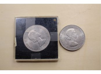 1965 WINSTON CHURCHILL COMMEMORATIVE CROWN COIN