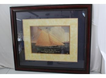 Framed Ship Print #2