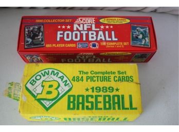 Lot Of Sport Cards With Factory Sets