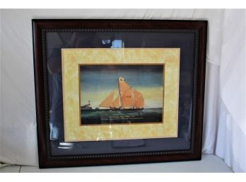 Framed Ship Print