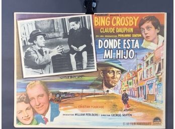 Little Boy Lost Movie Theater Lobby Card