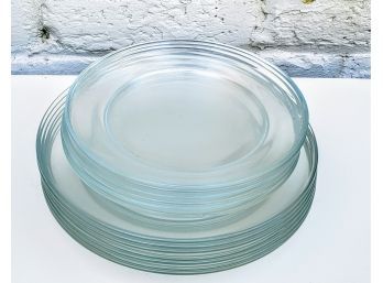 Set Of Arcoroc From France Plates (Dessert And Salad Plates Slightly Larger)