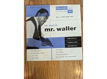 Vinyl Record Album Riveside RLP Jazz Archieve Series 1022 Vol. 2 Jivin' With Fats The Amazing Mr. Waller