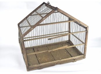 Very Very Large Wire Antique Bird Cage