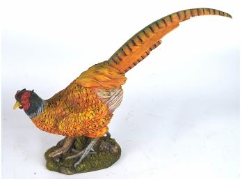 Real Pheasant Feathers On Composite Pheasant Figure
