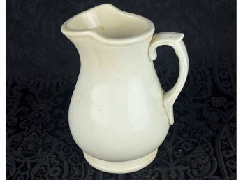 Heavy Vintage Ironstone Water Pitcher