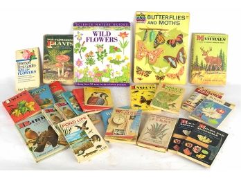 Large Lot Of Vintage Nature Books And Picture Cards