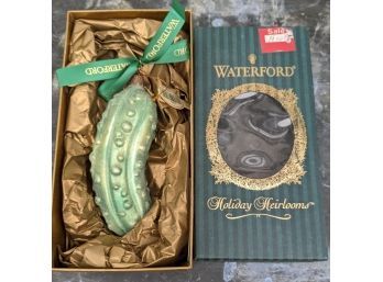 Waterford Pickle Ornament