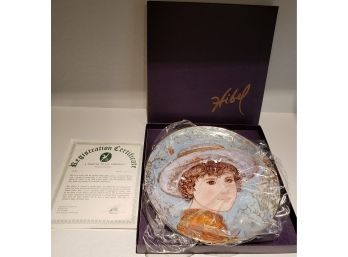 Hibel Plate 'a Tribute To All Children, Todd' #9735 Of #19,500