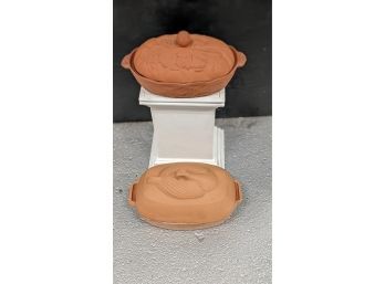 Two Clay Pots From Oven To Table For Your Holiday Meals