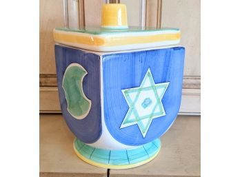 Ceramic Handpainted Dradle Cookie Jar